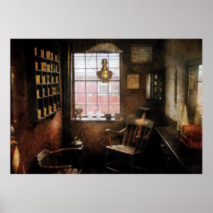 Friseur - Erinnern an die alten Tage Poster