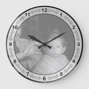Friseur - Erster Haarschnitt.jpg Große Wanduhr