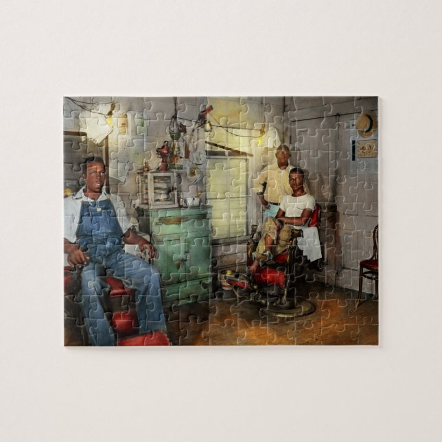 Friseur - Familie besaß 1942 Puzzle (Horizontal)