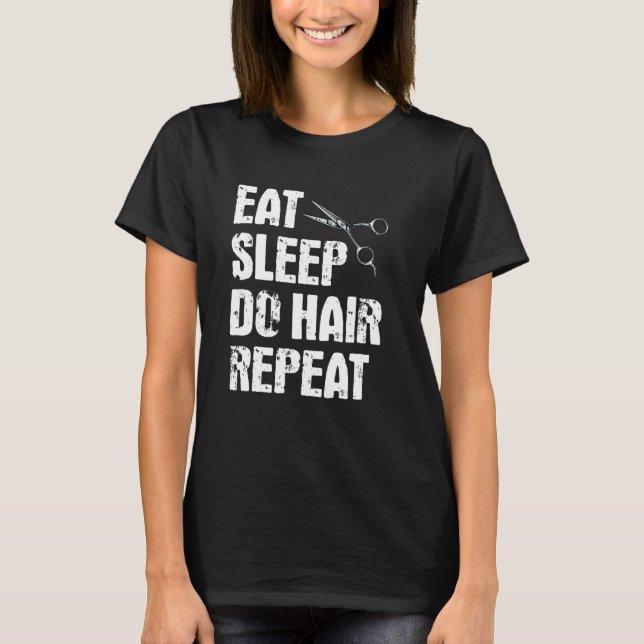 Friseur Friseur Friseur Friseur Friseur Friseur T-Shirt (Vorderseite)