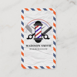 Friseur-Friseur-Liste Beruflich Barbershop B Visitenkarte