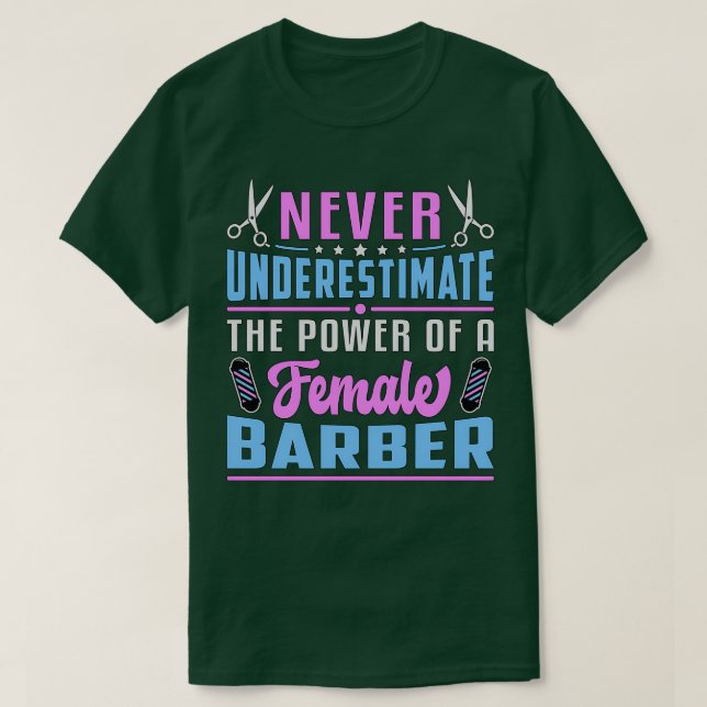 Friseur Friseur Stylist Schere Friseur Geschenkide T-Shirt (Design vorne)