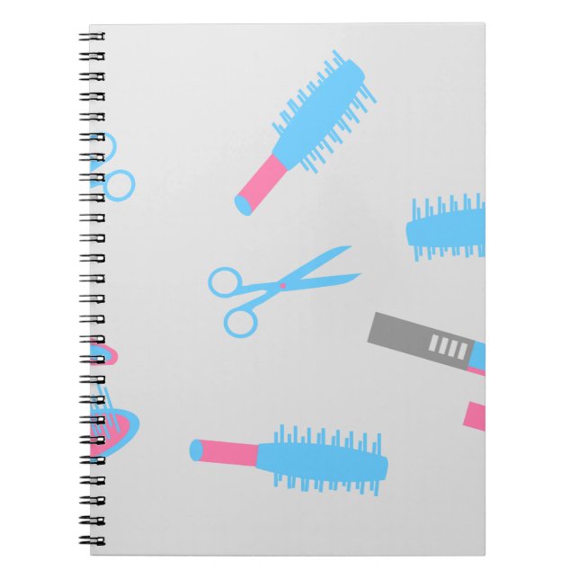 Friseur Friseurin Notizbuch Notizblock (Vorderseite)