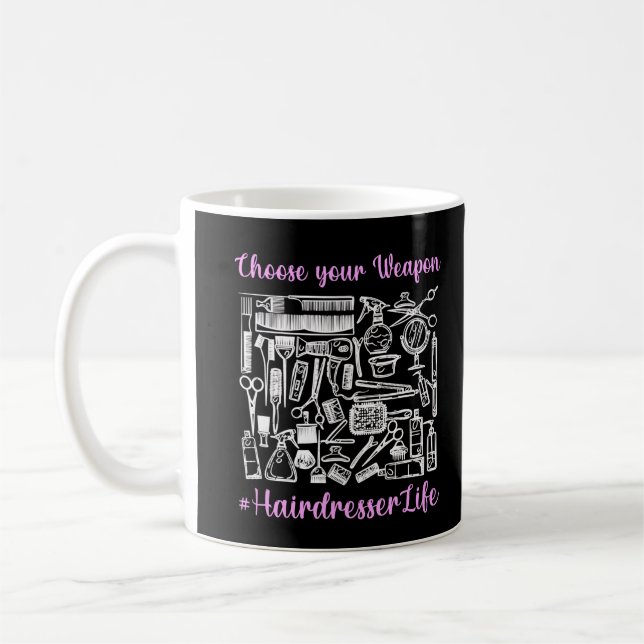 Friseur Funny Friseur Ausstattungsliste Kaffeetasse (Links)