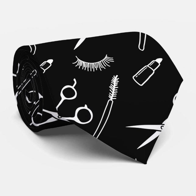 Friseur für Hair Stylist Makeup Artist Beauty Krawatte (Gerollt)