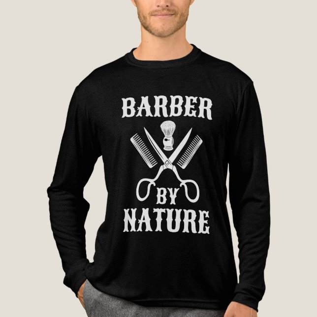 Friseur für Natur - Friseursalon Tri-Blend Shirt (Vorderseite)
