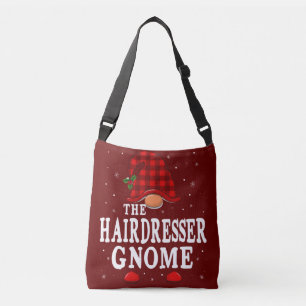 Friseur Gnome Matching Familiengruppe Weihnachten Tragetaschen Mit Langen Trägern