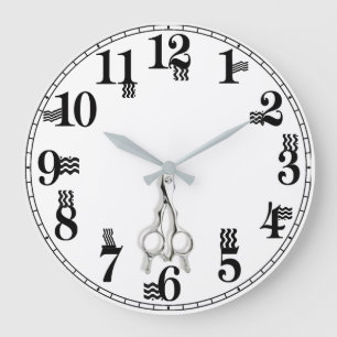 Friseur Große Wanduhr