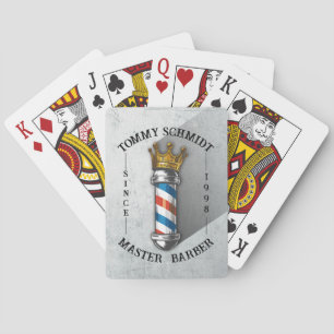 Friseur Haar Shop King Crown Friseur Pole Haar Sal Spielkarten