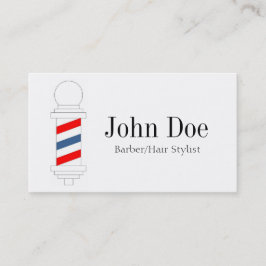 Friseur-/Haar-Stylist B/W Visitenkarte