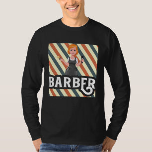 Friseur Hairstylist Friseurin Schönheitssalon Fris T-Shirt