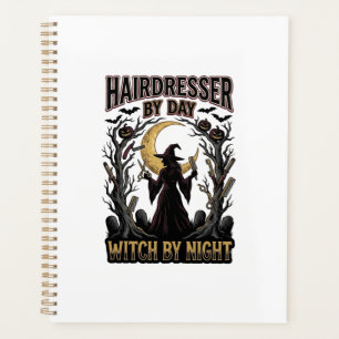 Friseur-Hexe Halloween-Stylist bei Tag Design_ Planer