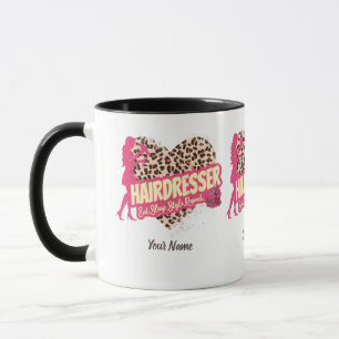 Friseur Leopard Hair Hustler Hairstylist Tasse