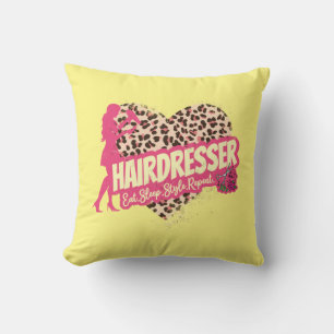 Friseur Leopard Hair Hustler Kissen