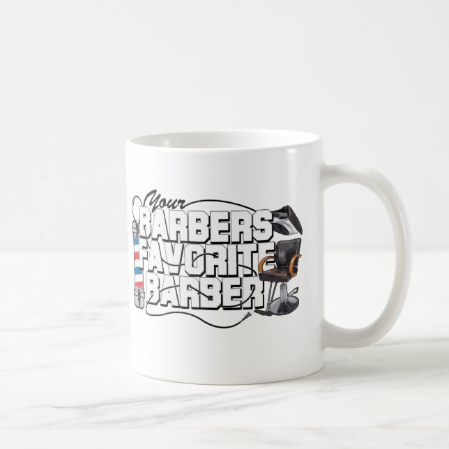 Friseur-Lieblings-Friseur Kaffeetasse (Rechts)