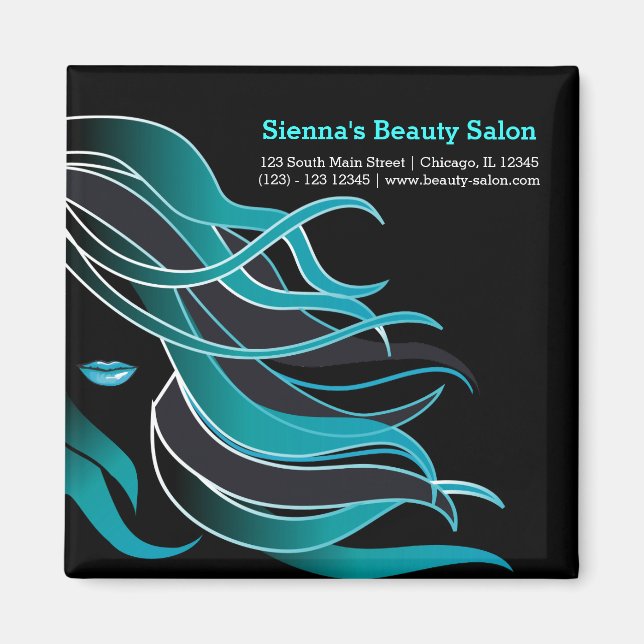 Friseur Magnet (Vorne)