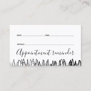 Friseur Master Shop Nächster Besuch Erinnerung Car Visitenkarte