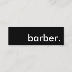 Friseur. Mini Visitenkarte