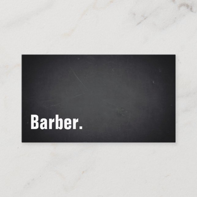 Friseur-moderne Minimalistische Tafel beruflich Visitenkarte (Vorderseite)