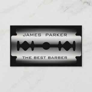 Friseur-moderner Rasierklingen-Salon-Haar-Stylist Visitenkarte