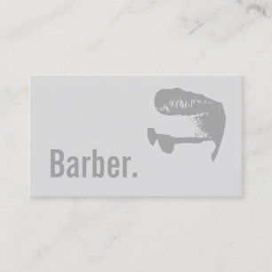 Friseur-mutiger Text-Minimalistisches Friseur-Haar Visitenkarte