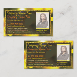 Friseur, Nägel, Makeup, Lashes, Foto Visitenkarte