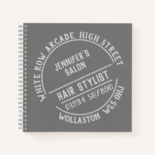 Friseur oder Friseur Notizbuch