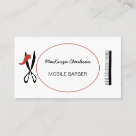 Friseur- oder Friseur-Visitenkarte Visitenkarte