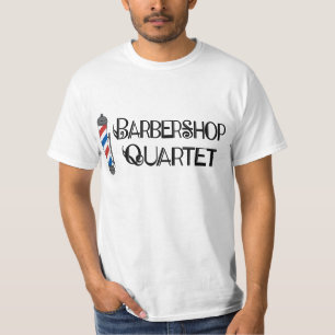 Friseur-Pole-Friseursalon-Quartett T-Shirt