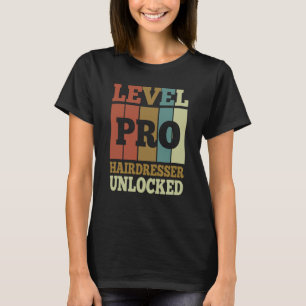 Friseur Pro Unlock Vintag Style Einzigartig T-Shirt