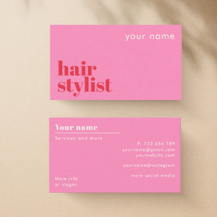 Friseur-Salon moderne Visitenkarte