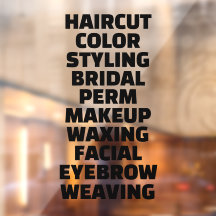 Friseur-Salon-Spa-Serviceangebot groß anpassen