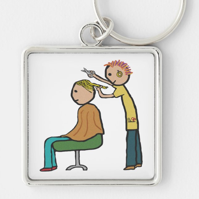 Friseur Schlüsselanhänger (Vorne)