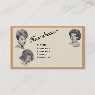 FRISEUR - SEHR BERUFLICHE VISITENKARTE 1