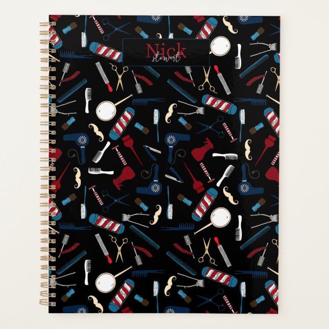 Friseur Shop Custom Planer (Vorderseite)