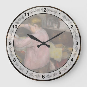 Friseur - Sich - Glaube an ein Kind - 1917 Große Wanduhr