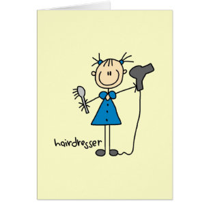 Friseur-Strichmännchen