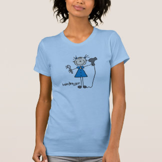 Friseur-Strichmännchen T-Shirt