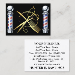 Friseur-Stylist - Barber Business Card Visitenkarte