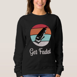 Friseur-Stylist Barber Friseur erhält verblasstes Sweatshirt