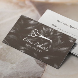 Friseur Stylist Beauty Salon Beruflich Terminkarte