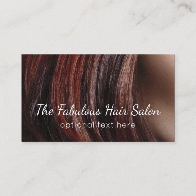 Friseur Stylist Business Cards Salon Visitenkarte (Vorderseite)