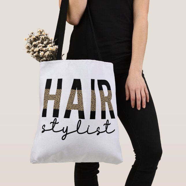 Friseur-Stylist-Cheetah Typografie Geschenk (Von Nahem)