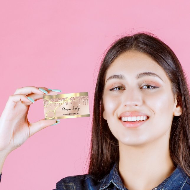 Friseur Stylist Coiffeur Gold Schere Gerahmt Visitenkarte (Von Creator hochgeladen)