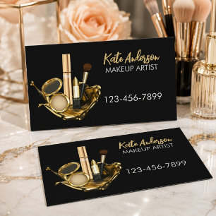 Friseur-Stylist Make-up-Artist Kosmetikerin Visitenkarte