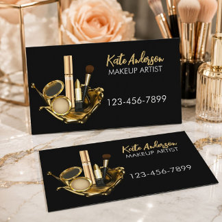 Friseur-Stylist Make-up-Artist Kosmetikerin Visitenkarte