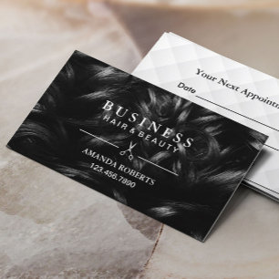 Friseur-Stylist Moderner, klassischer Hair-Termin Terminkarte