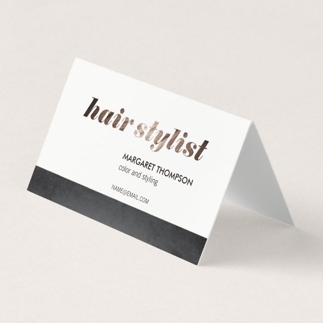 Friseur-Stylist/Salon Visitenkarten (Vorderseite)
