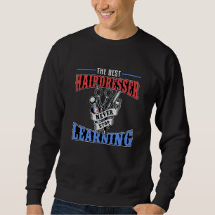 Friseur Stylist Schere Barber Friseur Friseur Gesc Sweatshirt