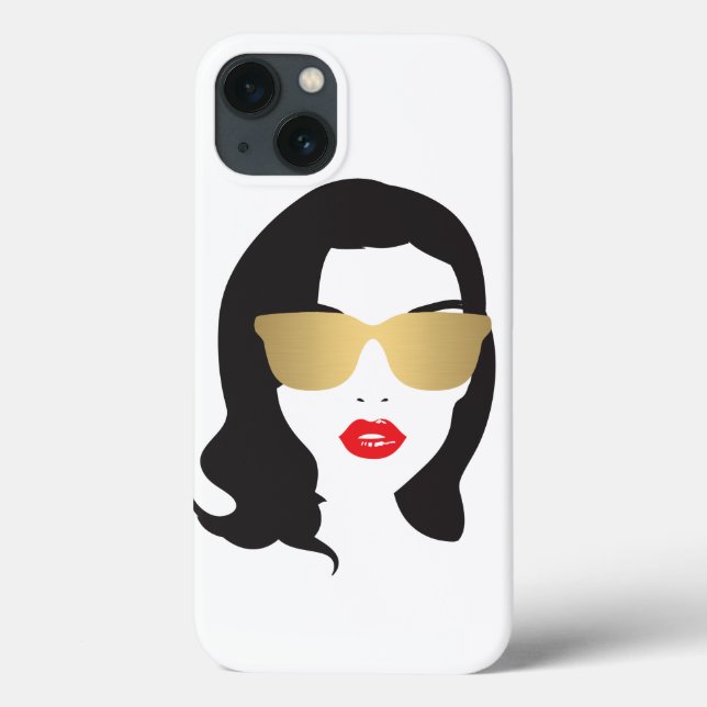 Friseur, Stylist, Schönheitsmädchen Case-Mate iPhone Hülle (Rückseite)